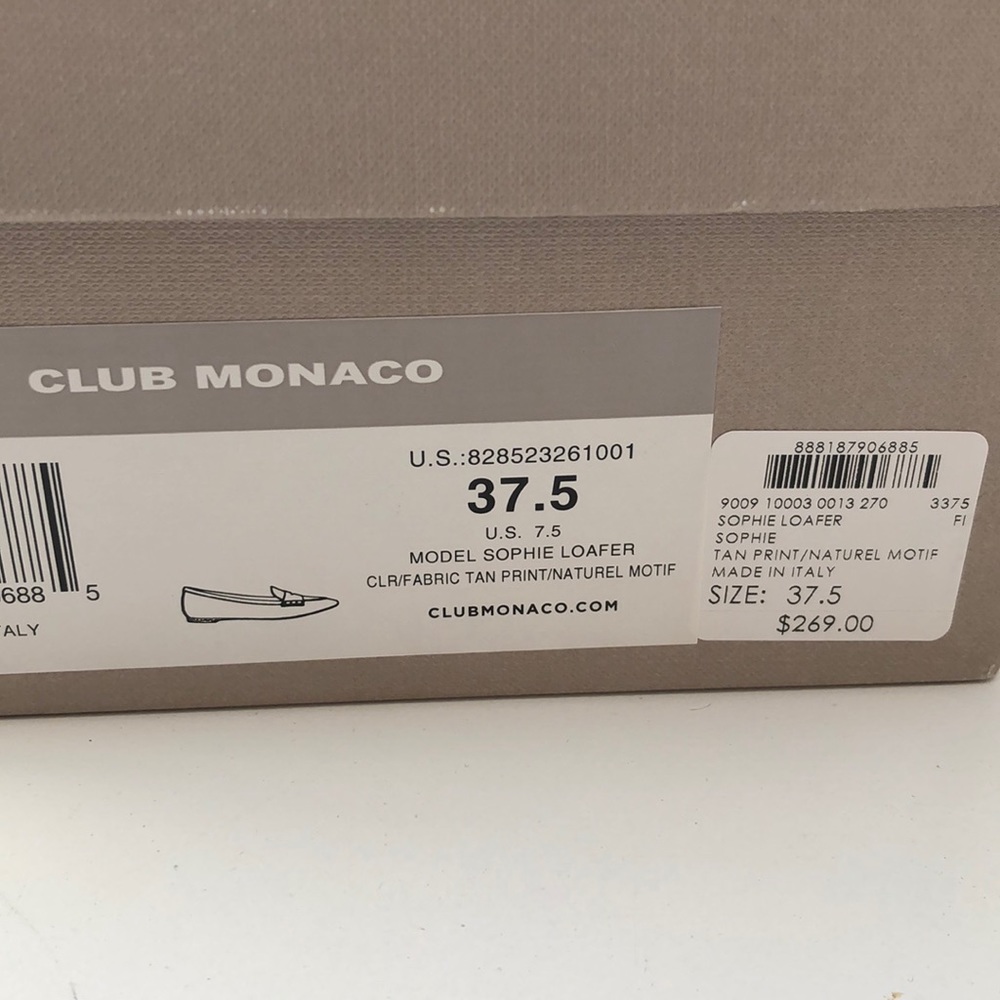 Club Monaco leopard SOPHIE loafer - Picture 5 of 13